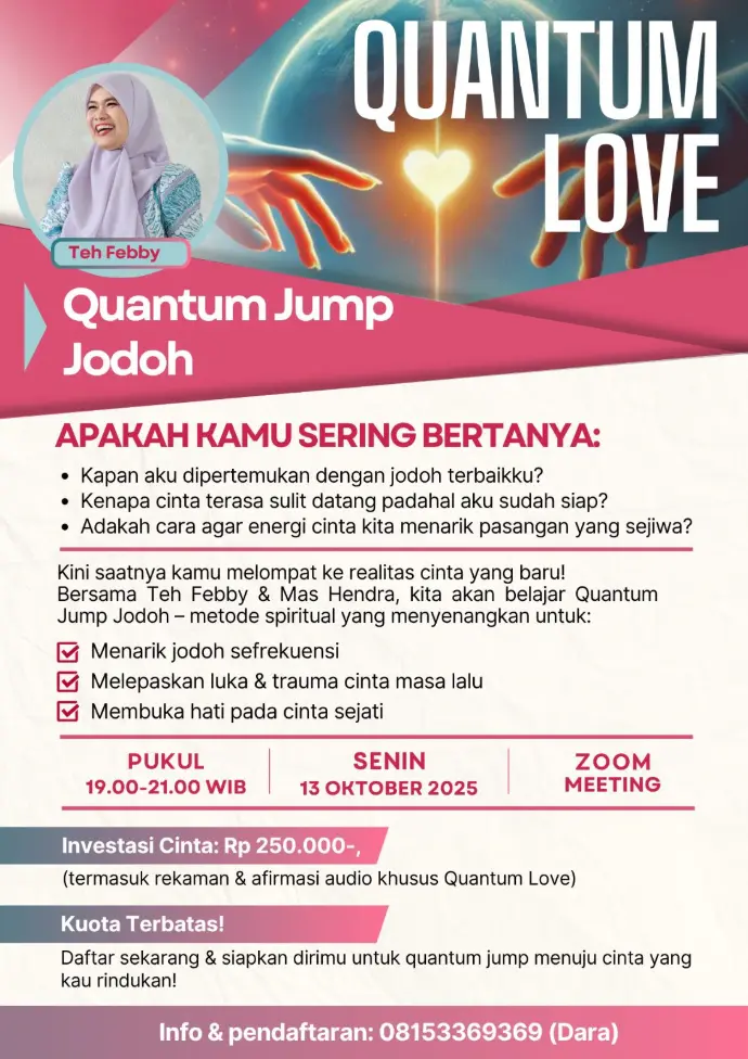 Quantum Jump Jodoh: Leap ke Realitas Cinta Baru (13 Okt 2025)